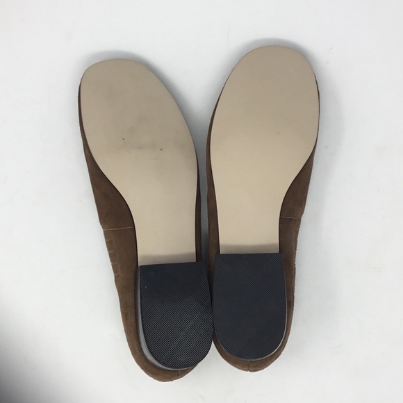 COUP D’ETAT Brown Suede Flats. - Picture 8 of 12